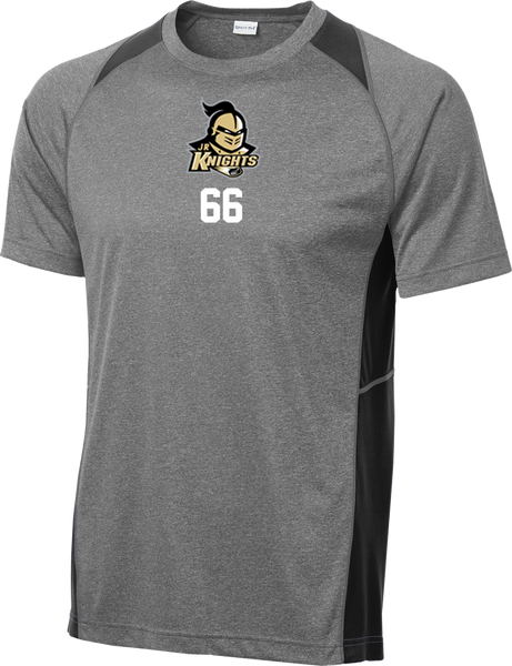 Jr. Knights Heather Colorblock Contender Tee w/ Player Number