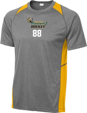 Palm Beach Panthers Heather Colorblock Contender Tee w/ Player Number