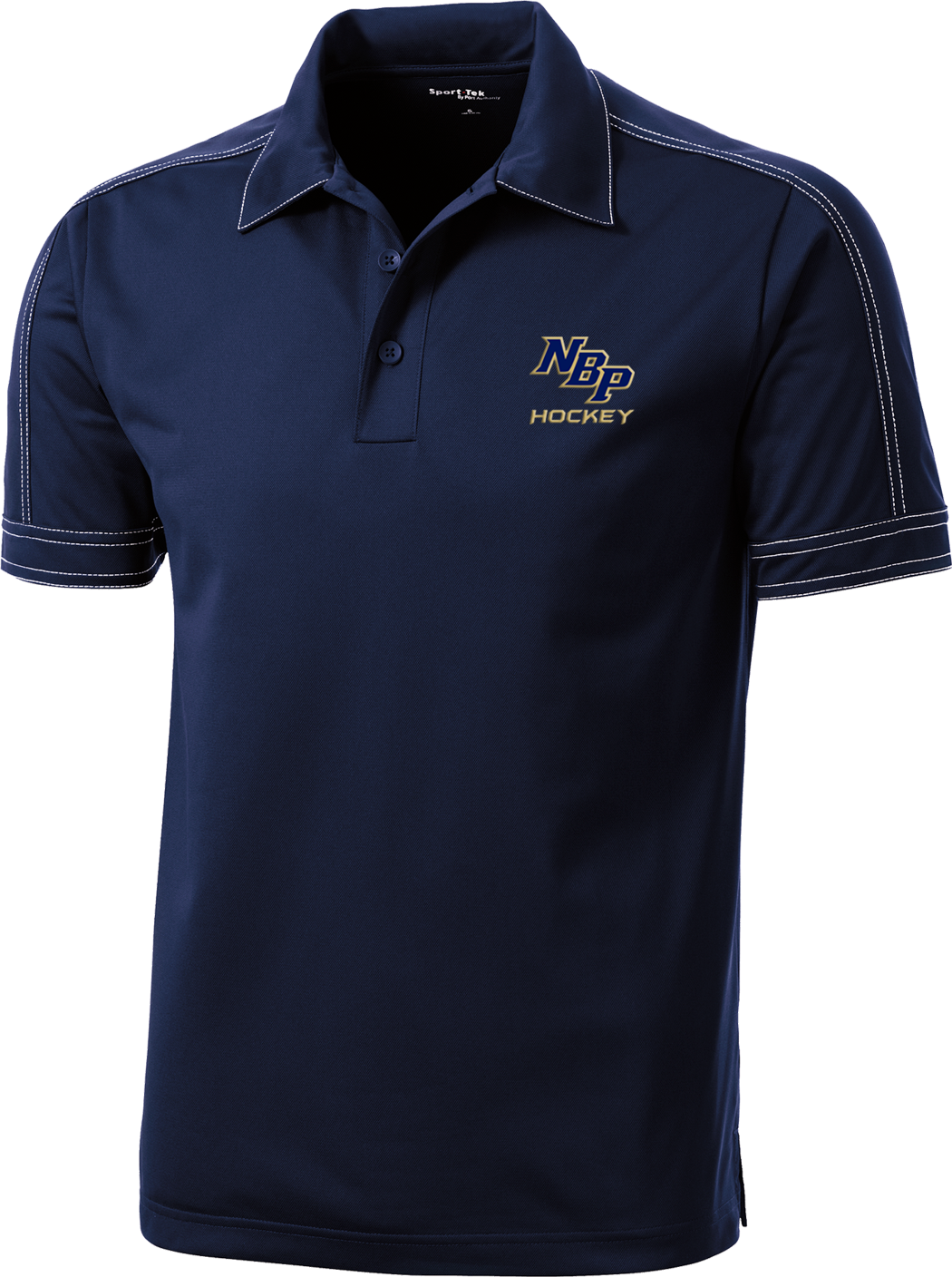 North Broward Prep Contrast Stitch Micropique Polo