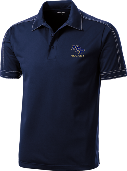 North Broward Prep Contrast Stitch Micropique Polo