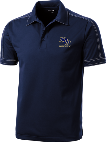 North Broward Prep Contrast Stitch Micropique Polo