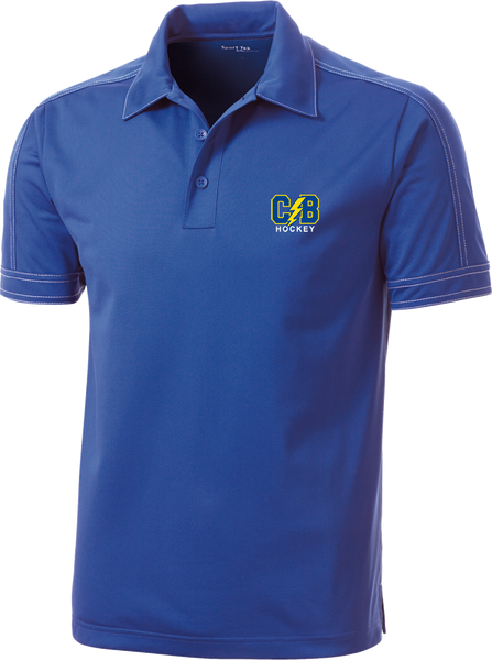 Cypress Bay Contrast Stitch Micropique Polo