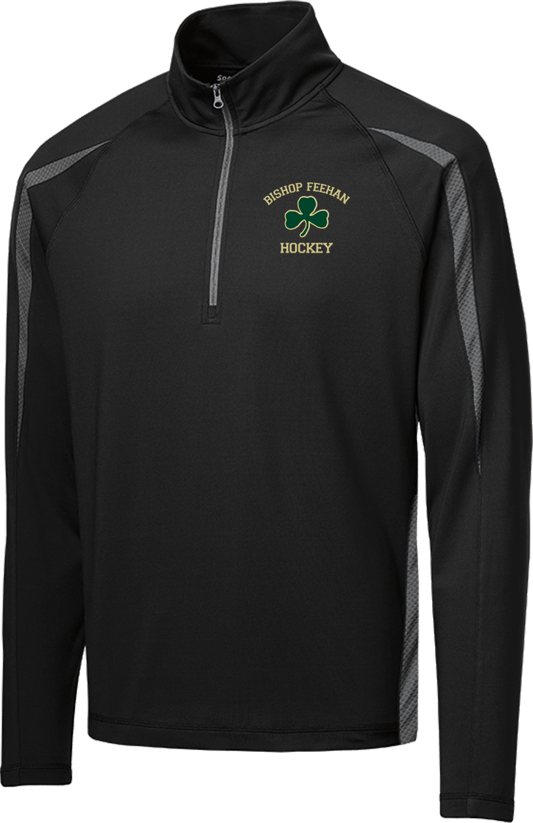Bishop Feehan Stretch 1/2-Zip Colorblock Pullover