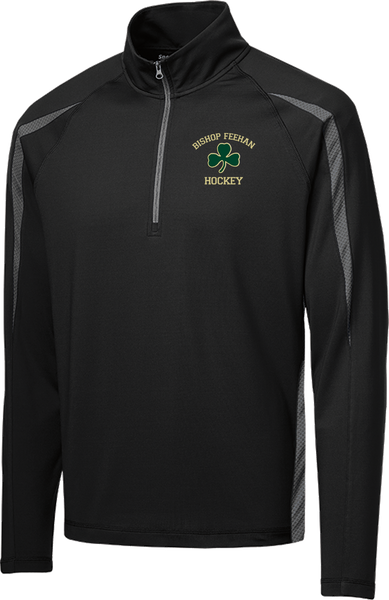 Bishop Feehan Stretch 1/2-Zip Colorblock Pullover