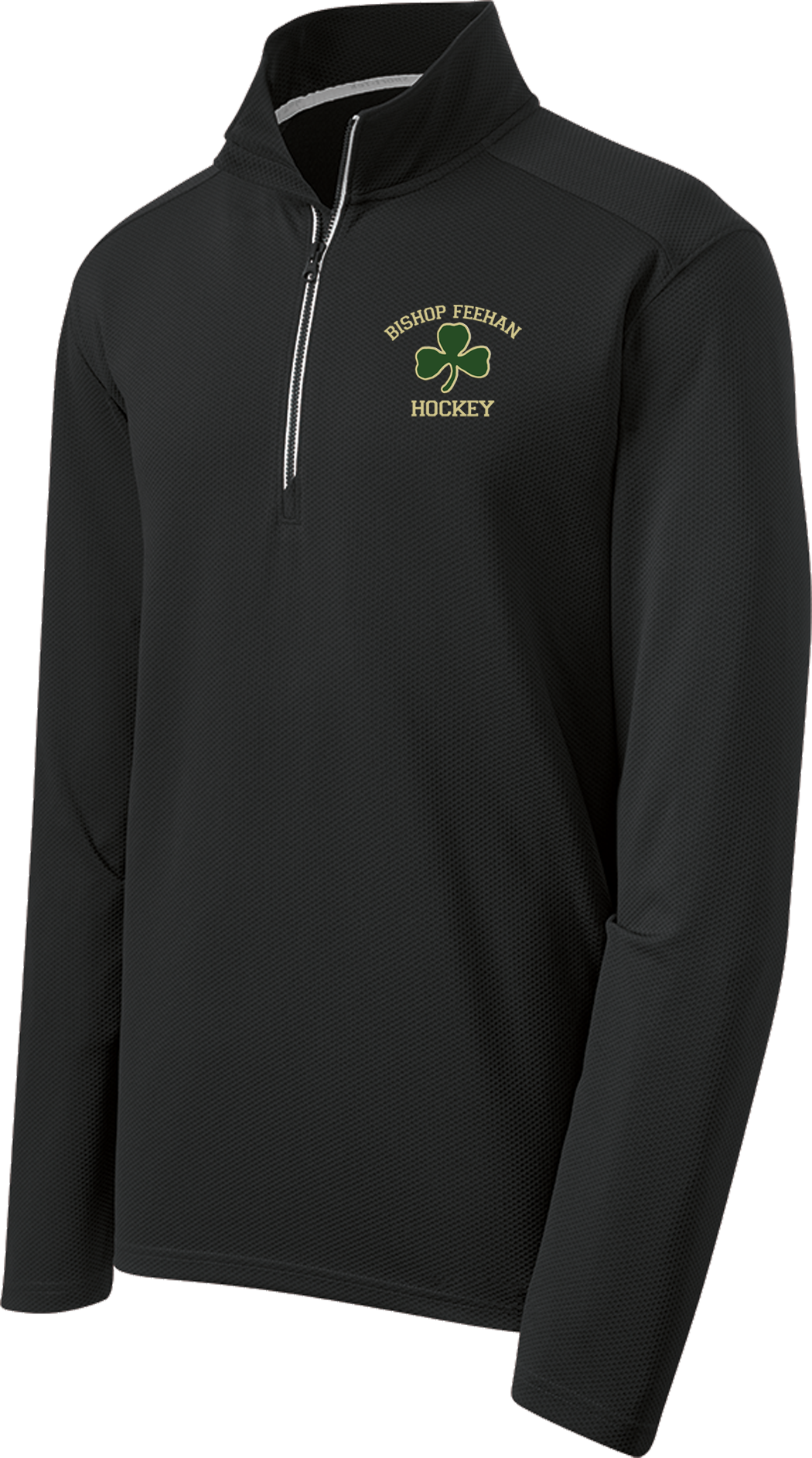 Bishop Feehan Sport-Wick Textured 1/4-Zip Pullover