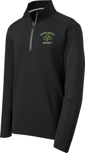 Bishop Feehan Sport-Wick Textured 1/4-Zip Pullover