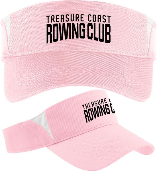 Treasure Coast Rowing Club Dry Zone Colorblock Visor