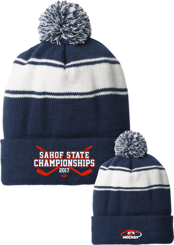 SAHOF State Championships 2017 Pom Pom Beanie