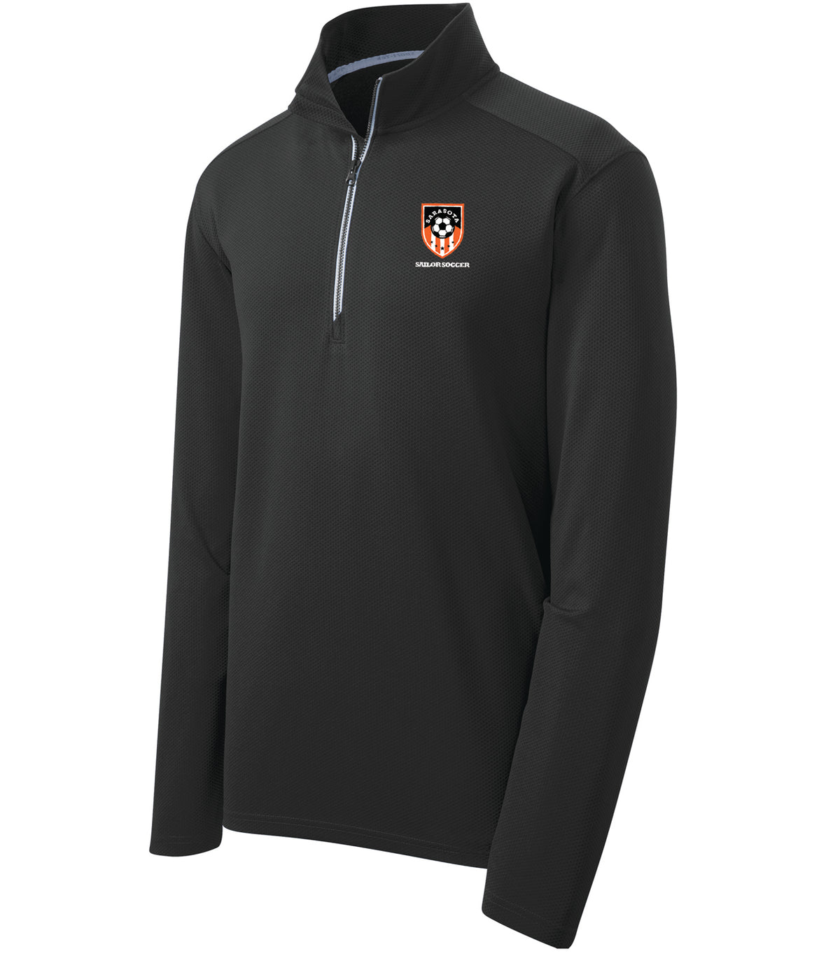 SHS Soccer Sport-Wick Textured 1/4-Zip Pullover