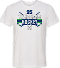 Newport Whalers Face Off T-shirt with Player Number