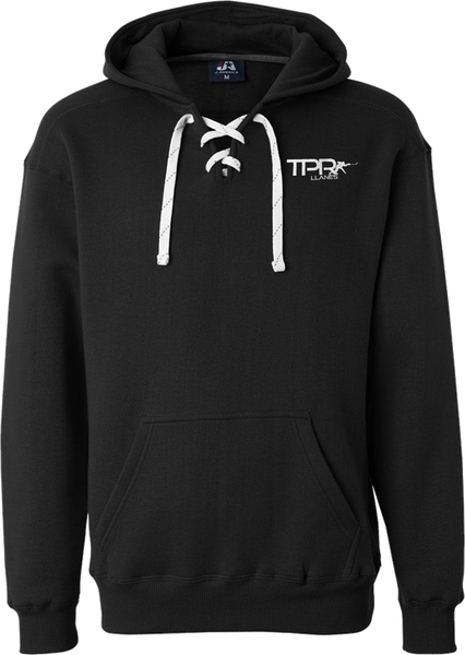 TPR Hockey Logo Lace Up Hoodie