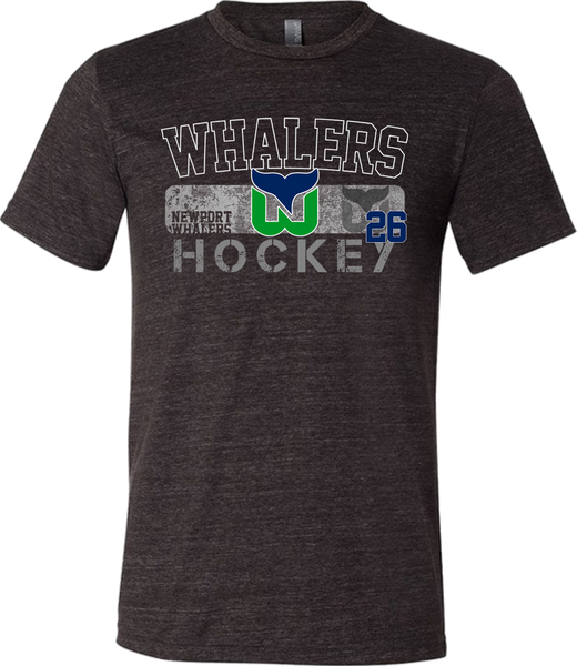 Newport Whalers Hockey Triblend T-Shirt