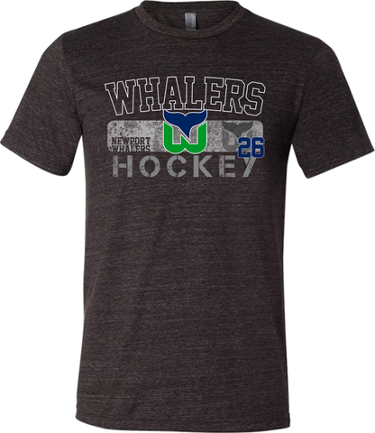 Newport Whalers Hockey Triblend T-Shirt