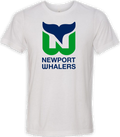 Newport Whalers Hockey Logo Triblend T-Shirt