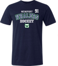Newport Whalers Hockey Accelerator Triblend T-Shirt