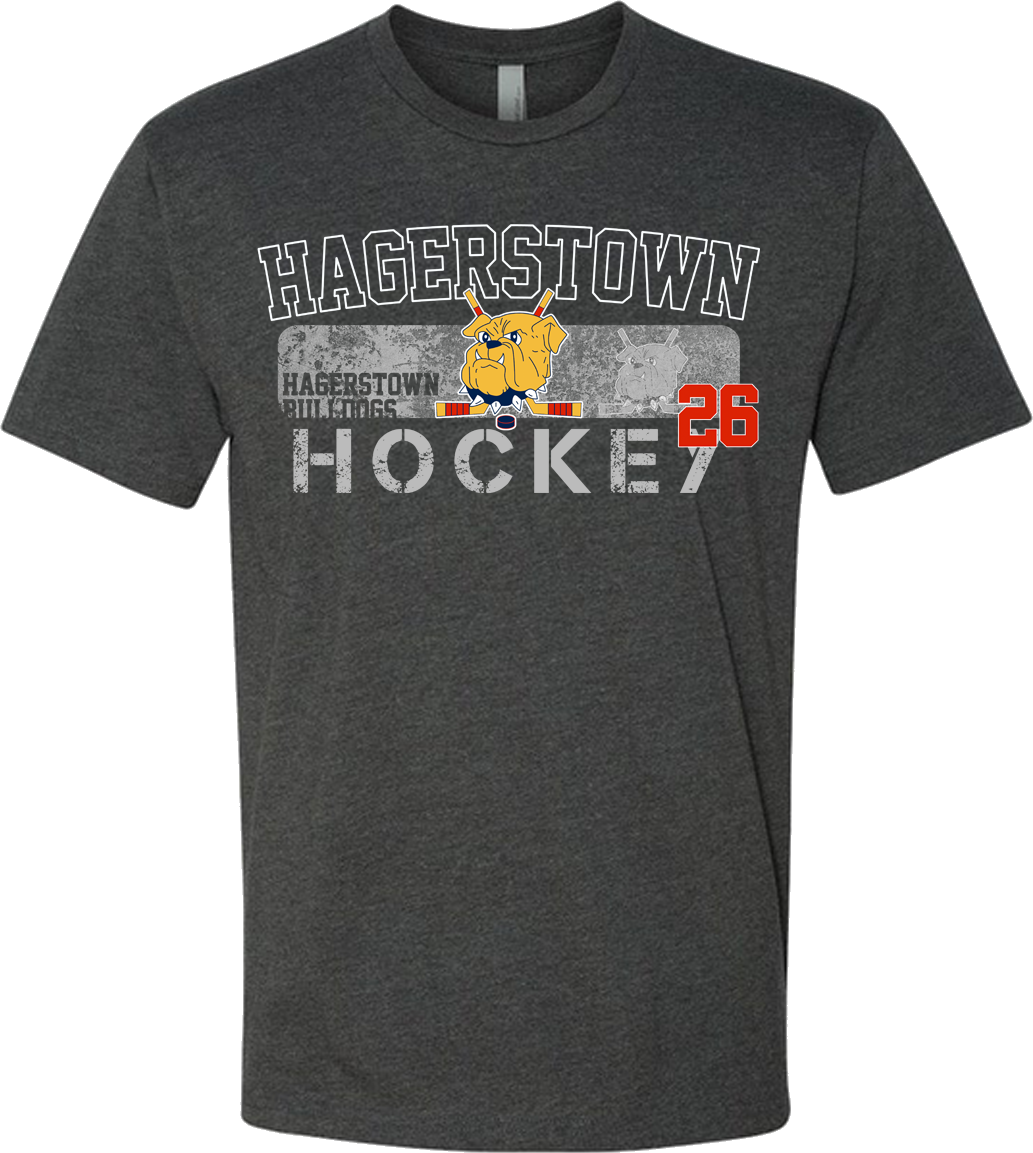Hagerstown Bulldogs Hockey Triblend T-shirt