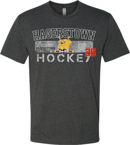 Hagerstown Bulldogs Hockey Triblend T-shirt