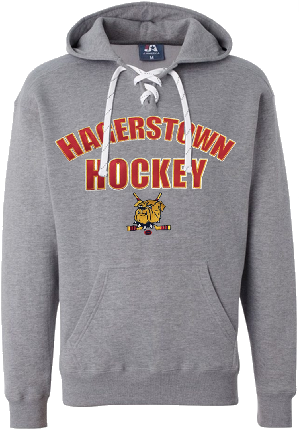 Hagerstown Bulldogs Hockey Lace Hoodie w/ Player Number