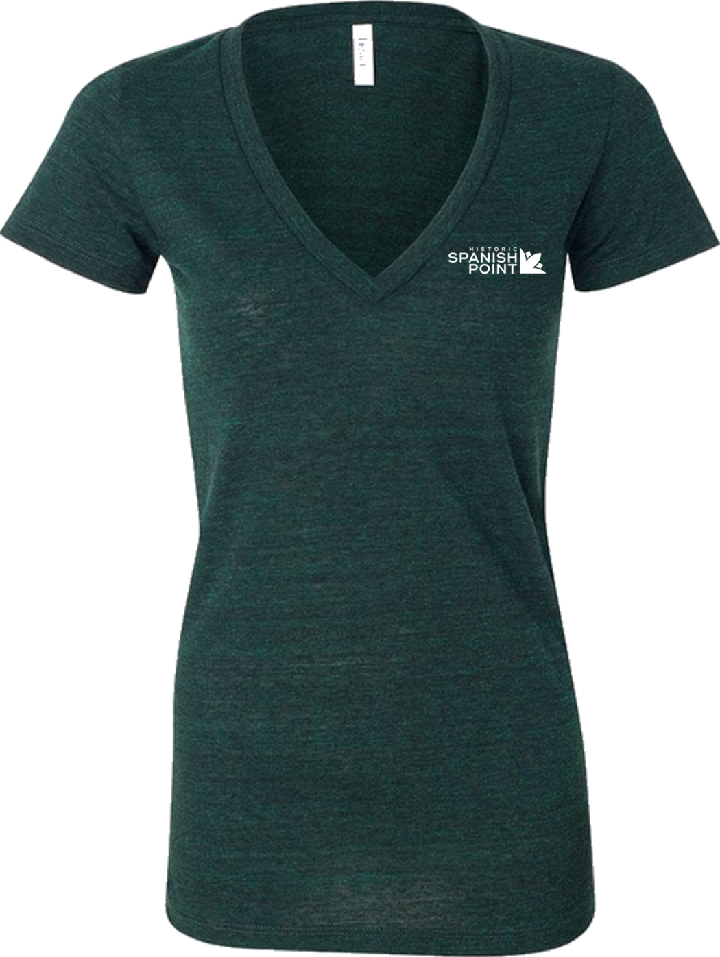 Spanish Point Logo Ladies Triblend V-Neck
