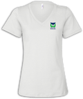 Newport Whalers Hockey Ladies Relaxed V-Neck Tee