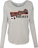 Blackjacks Hockey Ladies Flowy Long Sleeve Tee