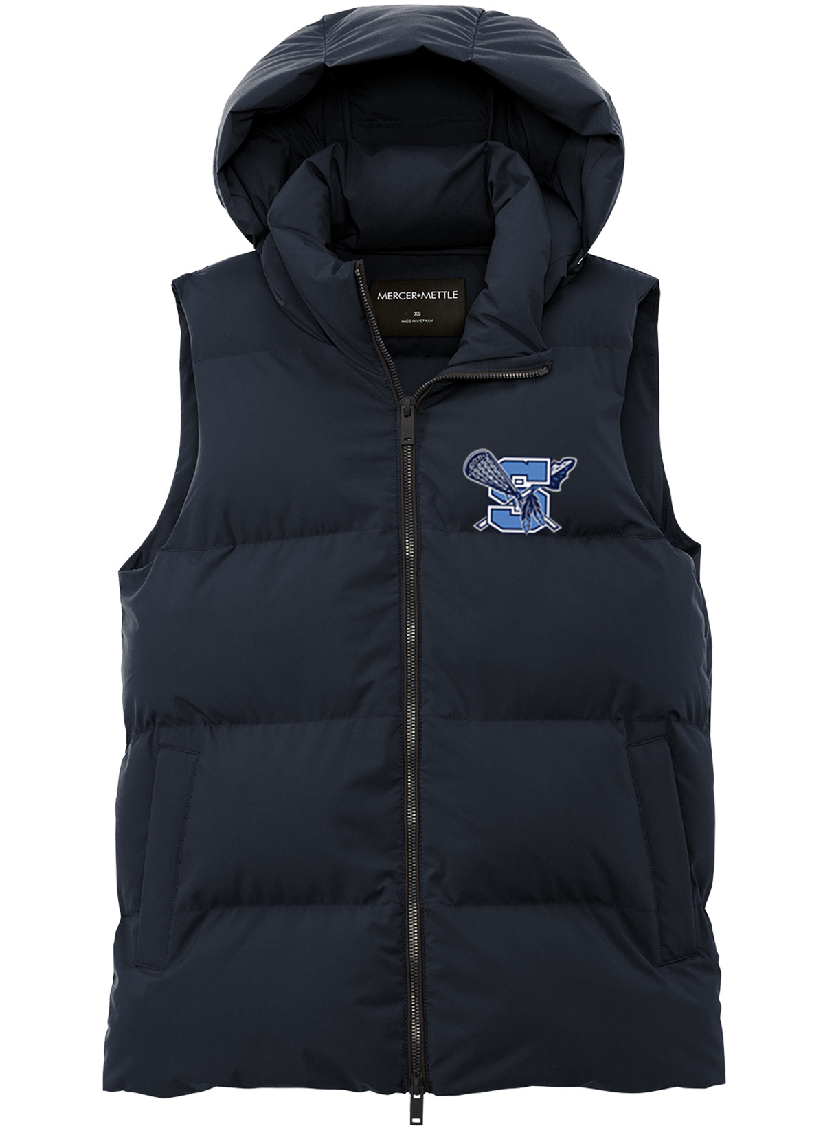 Warriors Lacrosse Ladies Puffy Vest