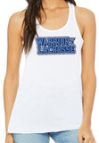 Warriors Lacrosse Ladies Bella Flowy Racerback Tank