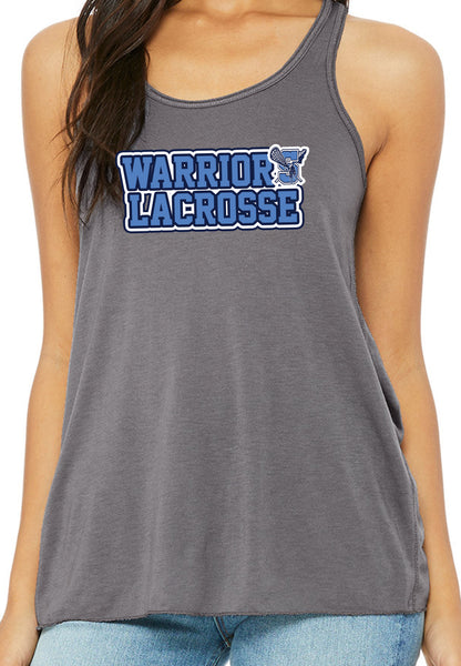 Warriors Lacrosse Ladies Bella Flowy Racerback Tank