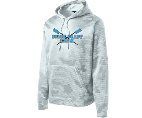 Space Coast Crew Sport-Wick CamoHex Fleece Hooded Pullover