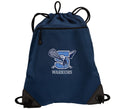 Warriors Lacrosse Cinch Pack with Mesh Trim