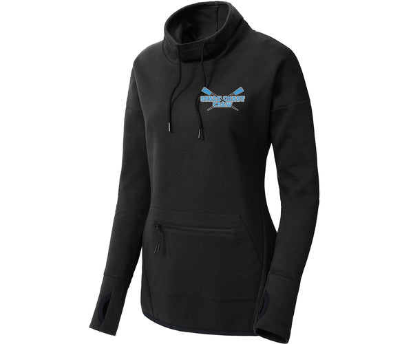 Space Coast Crew Ladies Triumph Cowl Neck Pullover