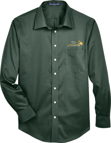 Jaguar Club of Southwest Florida Mens Long Sleeve Twill Pocket Shirt