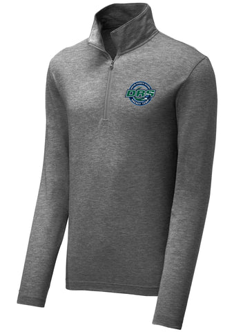 DRS Hockey PosiCharge Tri-Blend Wicking 1/4-Zip Pullover