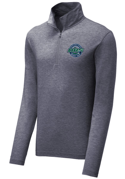 DRS Hockey PosiCharge Tri-Blend Wicking 1/4-Zip Pullover