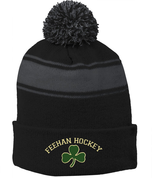 Bishop Feehan Hockey Pom Pom Beanie