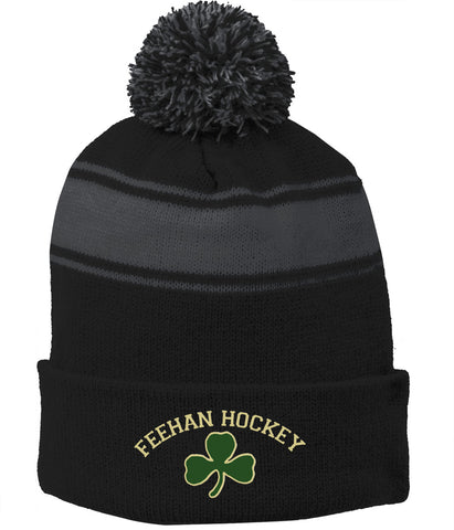 Bishop Feehan Hockey Pom Pom Beanie