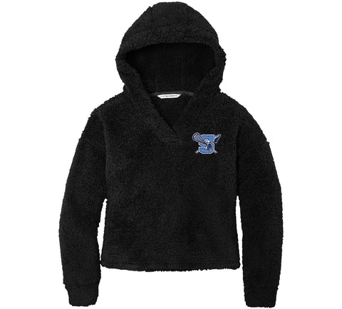 Warriors Lacrosse Ladies Cozy Fleece Hoodie