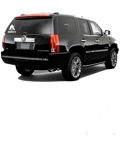 Vinyl Hockey Goalie Car Decal