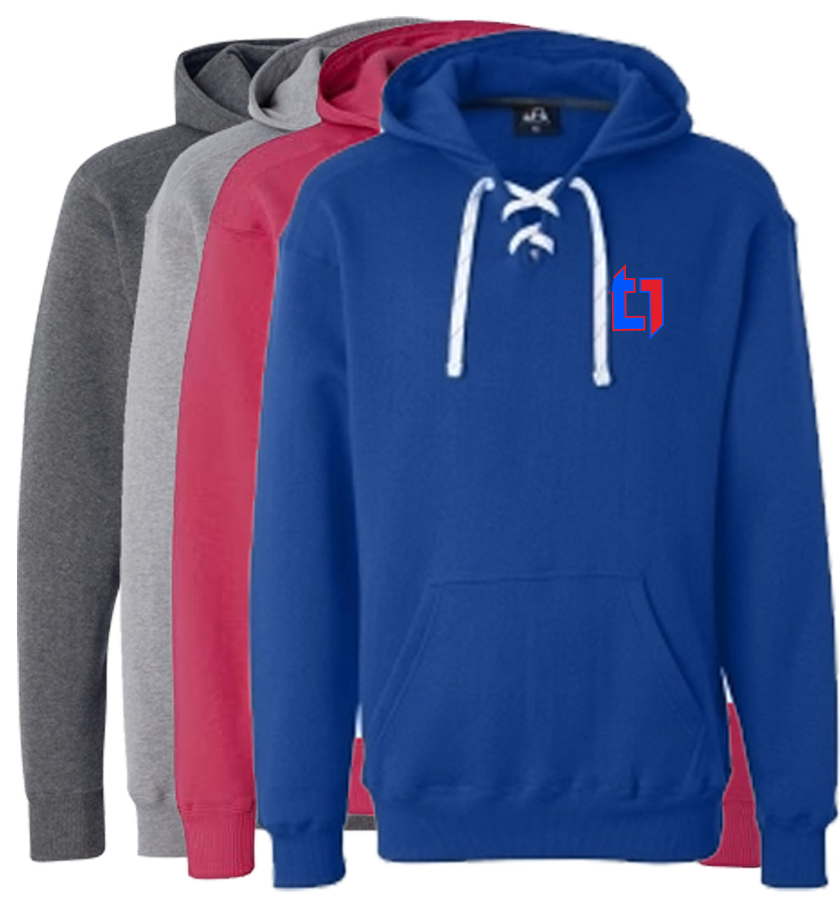 Type 1 Timer Hockey J America Sport Lace Hooded Sweatshirt