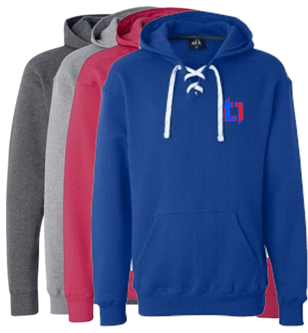 Type 1 Timer Hockey J America Sport Lace Hooded Sweatshirt