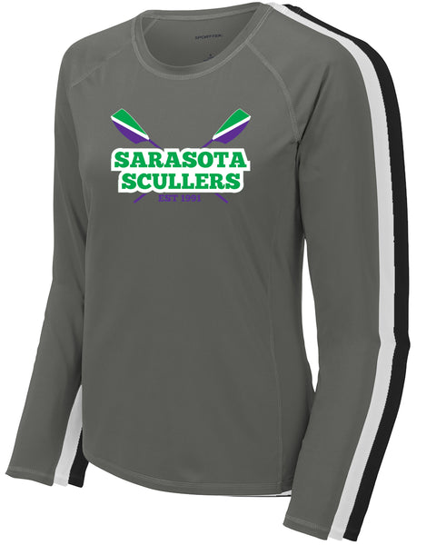 Sarasota Scullers Long Sleeve UV + Moisture Protect Rashguard Tee