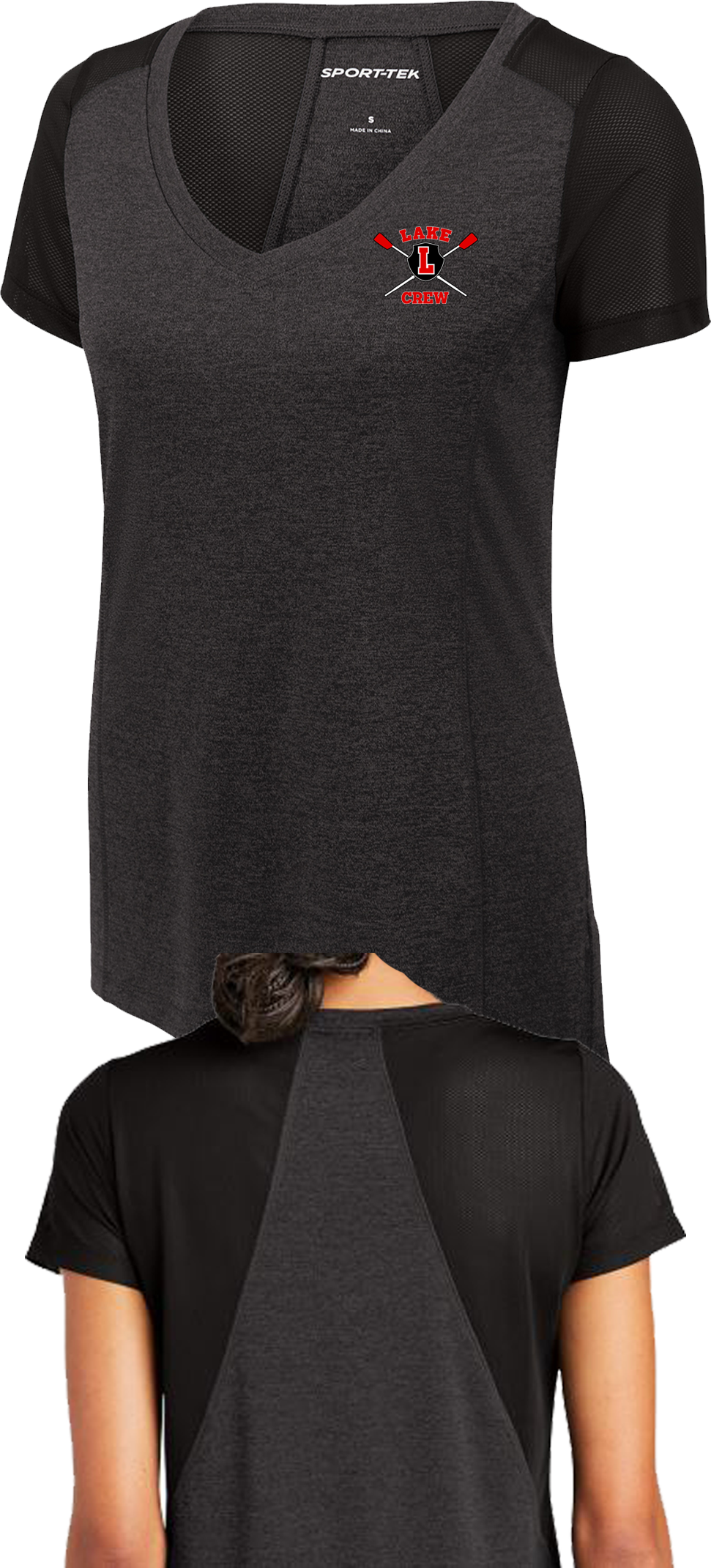 Lake Crew Ladies Endeavor Tee With Mesh Panels