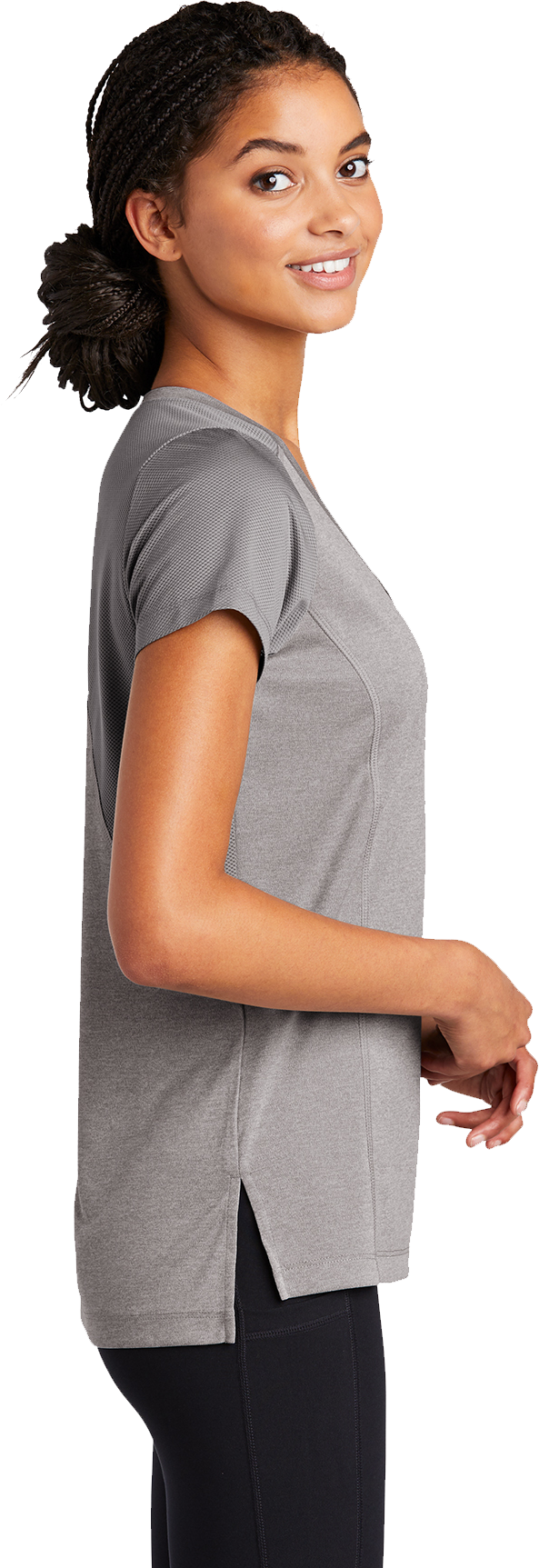 Lake Crew Ladies Endeavor Tee With Mesh Panels