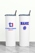 Custom T1T 20oz Skinny Tumbler with Straw