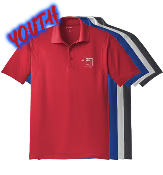 Type 1 Timer Hockey YOUTH PosiCharge RacerMesh Polo