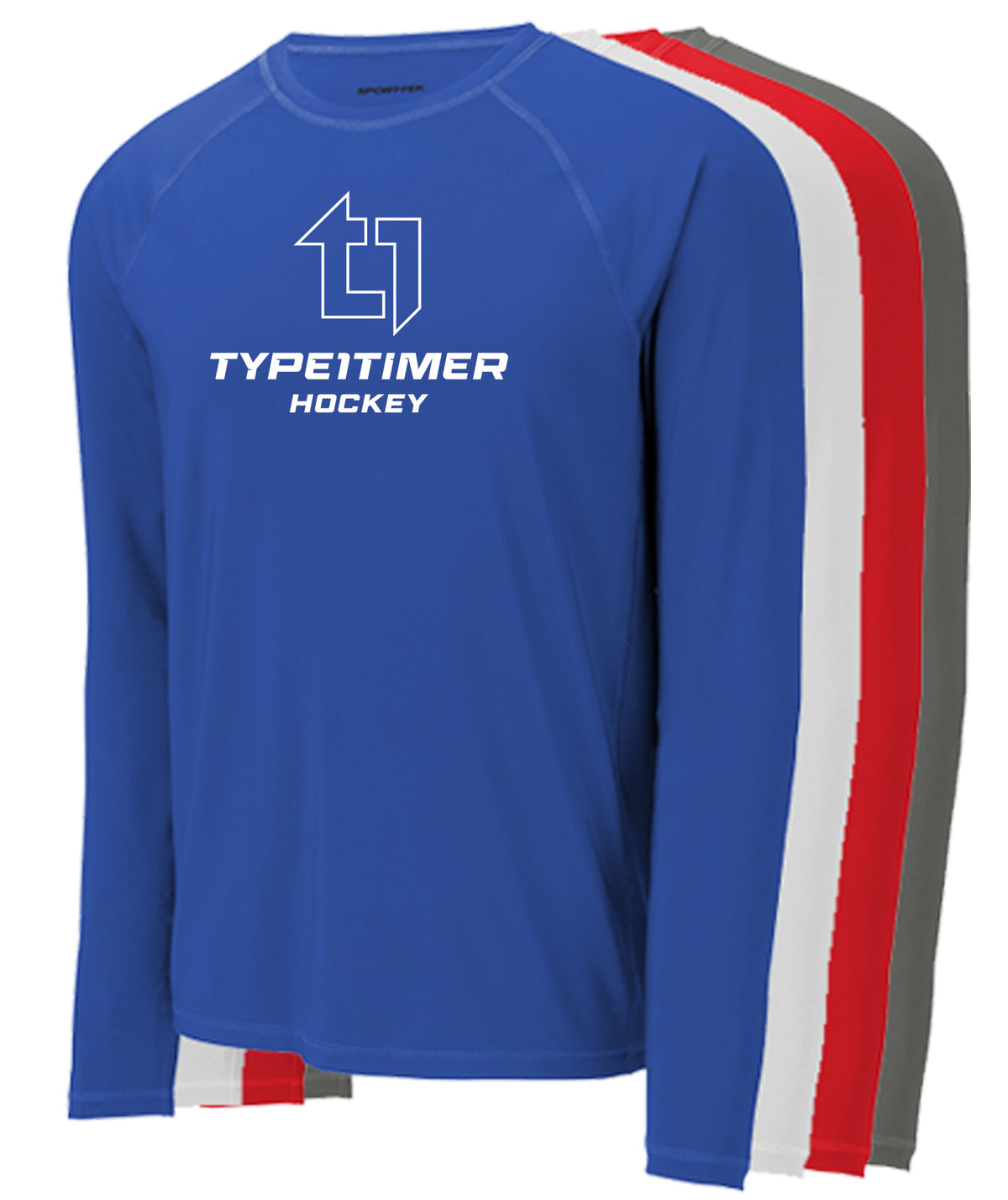 Type 1 Timer Hockey Long Sleeve Rashguard Tee