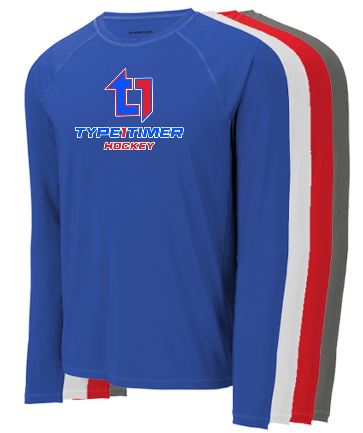 Type 1 Timer Hockey Long Sleeve Rashguard Tee