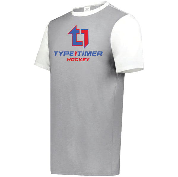 Type 1 Timer Hockey Gameday Vintage Ringer Tee