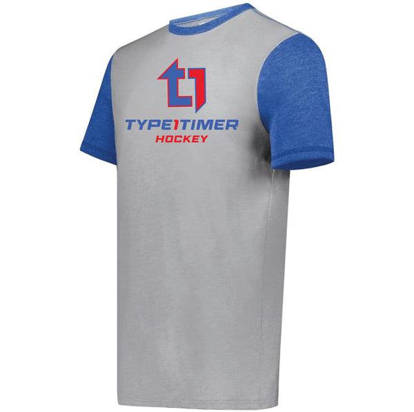 Type 1 Timer Hockey Gameday Vintage Ringer Tee