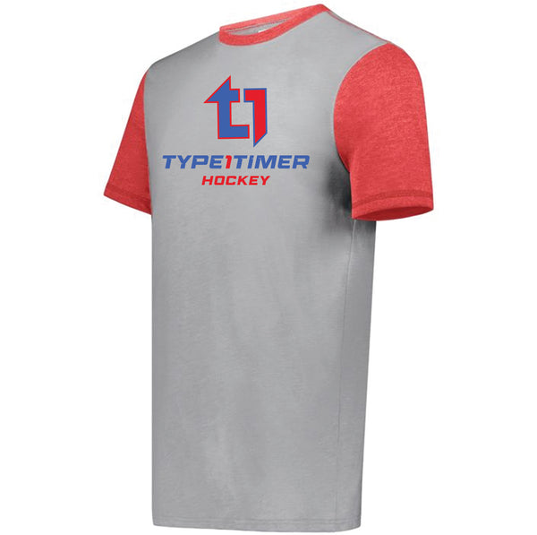 Type 1 Timer Hockey Gameday Vintage Ringer Tee